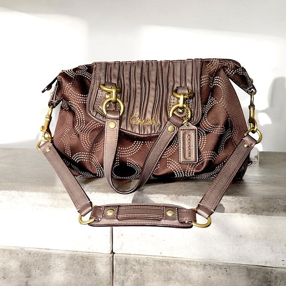 Coach Rowan Satchel in Signature Canvas with Shoulder Strap - Picture 3 of 8